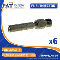 6 Pcs PAT Fuel Injectors for BMW 323i E21 2.3L M20 B23 01/1978-09/1982