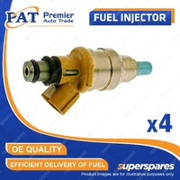 4 Pcs PAT Fuel Injectors for Ford Laser KF KH KJ I 1.8L DOHC BPD 1990-1996