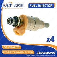 4 Pcs PAT Fuel Injectors for Holden Jackaroo UBS87 Rodeo TF 2.6L 4ZE1 1987-1991