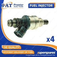 4 Pcs PAT Fuel Injectors for Holden Apollo JK JL 2.0L 3SFE I4 16V DOHC 1989-1993