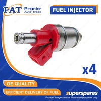 4 Pcs PAT Fuel Injectors for Nissan Navara D21 D22 Terrano II R20 2.4L KA24E