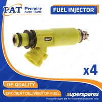 4 Pcs PAT Fuel Injectors for Saab 9-2X Aero 2.0L EJ205 F4 16V DOHC 2005-2005