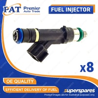 8 Pcs PAT Fuel Injectors for Ford Falcon RTV XT XL BA BF XR8 AU LTD BA BF 98-08