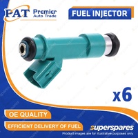6 Pcs PAT Fuel Injectors for Toyota Landcruiser GRJ76 GRJ79 Prado GRJ120 GRJ121