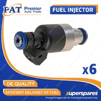 6 Pcs PAT Fuel Injectors for Holden Jackaroo L2 L5 3.2L 6VD1 V6 24V 1992-1998
