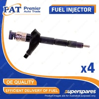 4 Pcs PAT Fuel Injectors for Nissan Navara D40 Pathfinder R51 2.5L 2005-2006