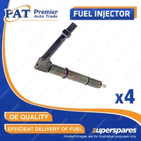 4 Pcs PAT Fuel Injectors for Nissan Navara D22 Patrol GU Y61 3.0L 2000-2004