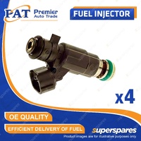 4 Pcs PAT Fuel Injectors for Nissan Navara D22 Serena C24 2.0L 2.4L 1999-2002