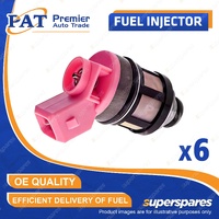 6 Pcs PAT Fuel Injectors for Nissan Navara D21 Pathfinder WD21 Terrano D21 3.0L