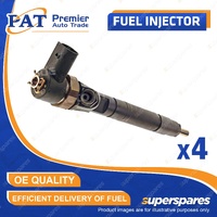 4 Pcs PAT Fuel Injectors for Mercedes Benz C220 W203 2.1L OM611.962 I4 2001-2004