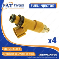4 Pcs PAT Fuel Injectors for Subaru Forester S11 S12 Liberty Outback Legacy B13