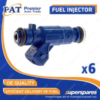 6 Pcs Fuel Injectors for Mercedes Benz C E Class W210 W211 W203 CLK W208 W209