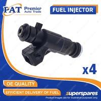 4 Pcs PAT Fuel Injectors for Great Wall V240 X240 2.4L 4G69S4N 09 - 16