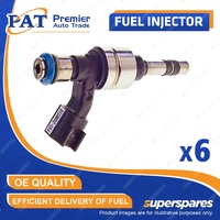 6 Pcs PAT Fuel Injectors for Holden Commodore VE VF Statesman WM Captiva 12-17