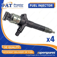 4 Pcs PAT Fuel Injectors for Mitsubishi Challenger PB Triton MN 2.5L 2009-2015