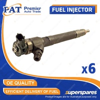 6 Pcs PAT Fuel Injectors for Chrysler 300 300C 3.0L EXF V6 24V DOHC 2012-2015