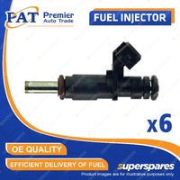 6 Pcs PAT Fuel Injectors for BMW 1 3 5 6 7 Series E90 E91 E92 E93 X1 X3 X4 X5 Z4