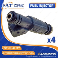 4 Pcs PAT Lucas Fuel Injectors for BMW 316i E30 E36 318i E30 E36 1.6L 1.8L
