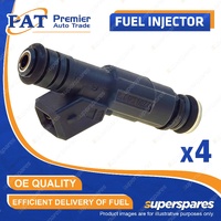 4 Pcs PAT Fuel Injectors for BMW 318i S E30 E36 1.8L M42 B18 07/1990-05/1996