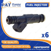 6 Pcs PAT Fuel Injectors for BMW 535i E34 730i 730iL E32 3.0L 3.5L 1986-1994