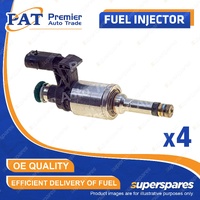 4 Pcs PAT Fuel Injectors for Skoda Fabia NJ Rapid NH 1.4L CJZD 04/2016-07/2017