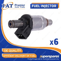 6 Pcs PAT Fuel Injectors for Honda Legend KA9 3.5L C35A3 2.2 2.3 3.5L 96-14