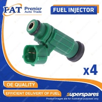 4 Pcs PAT Fuel Injectors for Mitsubishi Lancer CH Outlander ZF Airtrek Grandis