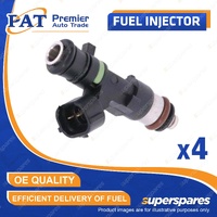 4 Pcs PAT Fuel Injectors for Mitsubishi Colt ES LS VRX RG 1.3L 1.5L 4A90 4A91