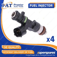 4 Pcs PAT Fuel Injectors for Mitsubishi Triton GL GLX ML MN MQ MR 2.4L 4G64 16V