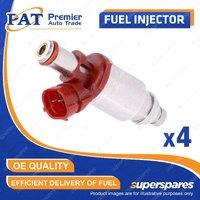 4 Pcs PAT Fuel Injectors for Toyota Corolla AE102 AE112 AE115 Sprinter AE115