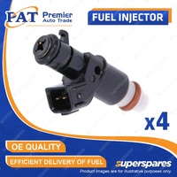 4 Pcs PAT Fuel Injectors for Honda Civic FB FD FIT GD GP Insight ZE Jazz GD GE