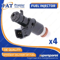 4 Pcs PAT Fuel Injectors for Honda Airwave GJ CRZ ZF FIT GD Jazz VTI GD 1.5L