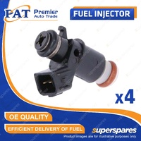 4 Pcs PAT Fuel Injectors for Honda Civic EU EXI GLI Ferio ES 1.5L 1.7L 16V 00-06