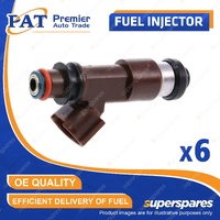 6 Pcs PAT Fuel Injectors for Subaru Legacy Liberty Outback BL BP B13 Tribeca WX