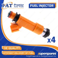 4 Pcs PAT Fuel Injectors for Suzuki Jimny SN413 Swift RS415 EZ 1.3L 1.5L 00-19