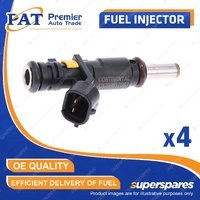 4 Pcs PAT Fuel Injectors for Citroen Berlingo C3 C4 B7 DS3 1.6L 2009-2019