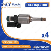 4 Pcs PAT Fuel Injectors for Audi A3 8V E-Tron Hybrid 1.0L CHZD 2016-2023