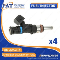 4 Pcs PAT Fuel Injectors for Mercedes Benz A170 A180 A200 W169 B170 B200 W245