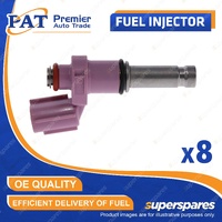 8 Pcs PAT Fuel Injectors for Lexus IS F USE20R 5.0L 2URGSE V8 32V 2007-2015
