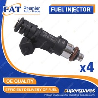 4 Pcs PAT Fuel Injectors for Ford Fiesta WT Focus LW 1.6L 2010-2015