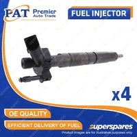 4 Pcs PAT Fuel Injectors for BMW 120d E87 320d E90 E91 E92 E93 X1 E84 2.0L