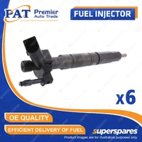 6 Pcs PAT Fuel Injectors for BMW 330d E90 E92 E93 730d F01 X5 E70 X6 E71 3.0L