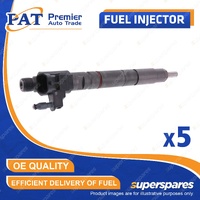 5 Pcs PAT Fuel Injectors for Volvo S60 XC60 XC70 D4 D5 P3 2.4L 2009-2017