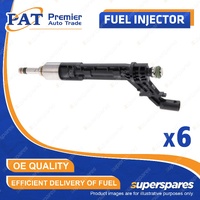 6 Pcs PAT Fuel Injectors for Audi RS4 B9 RS5 F5 2.9L DECA V6 24V 2017-2025
