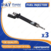 3 Pcs PAT Fuel Injectors Upper for Volkswagen CC 3C Passat B6 B7 Touareg 7P 7L