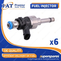 6 Pcs PAT Fuel Injectors for Hyundai Palisade LX 3.8L G6DN V6 24V 2020-On