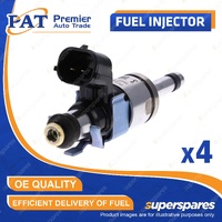 4 Pcs PAT Fuel Injectors for Mazda 2 DJ DL 200 1.5L P5-VPS I4 16V 2017-2021