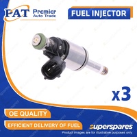 3 Pcs PAT Fuel Injectors for Suzuki Baleno EW Swift AZ 1.0L K10C 2016-On