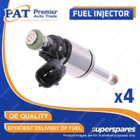 4 Pcs PAT Fuel Injectors for Suzuki S-Cross JY Vitara LY 1.4L K14C 2016-On