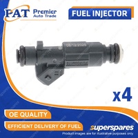4 Pcs PAT Fuel Injectors for MG 3 Auto ZS Soul 1.5L 15S4U NSE 2017-2025